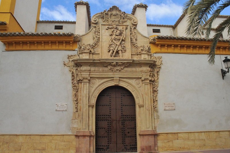 The parish church of San Cristóbal in Lorca