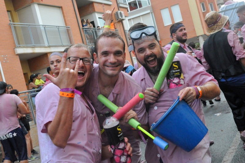 The streets of Jumilla flow red with wine as thousands are soaked in the annual Cabalgata