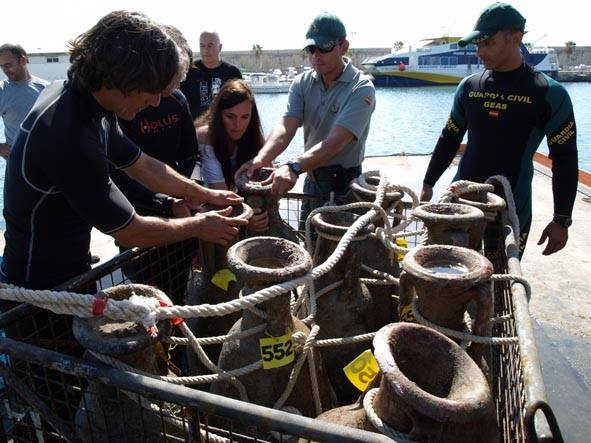 The Bou Ferrer Roman shipwreck in Villajoyosa