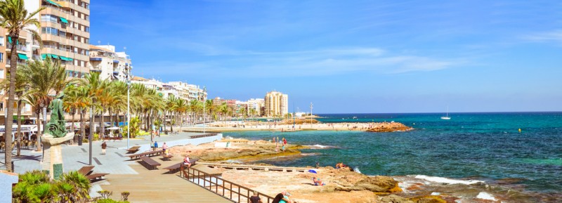 Paseo marítimo Juan Aparicio de Torrevieja