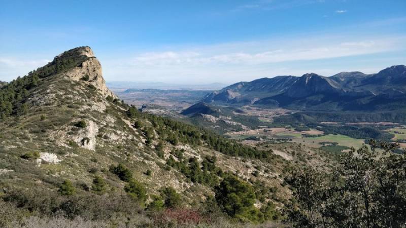 The Cerro de la Cruz walking route in Zarzadilla de Totana