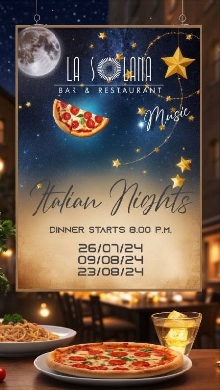 Friday night Italian pizza nights at La Solana