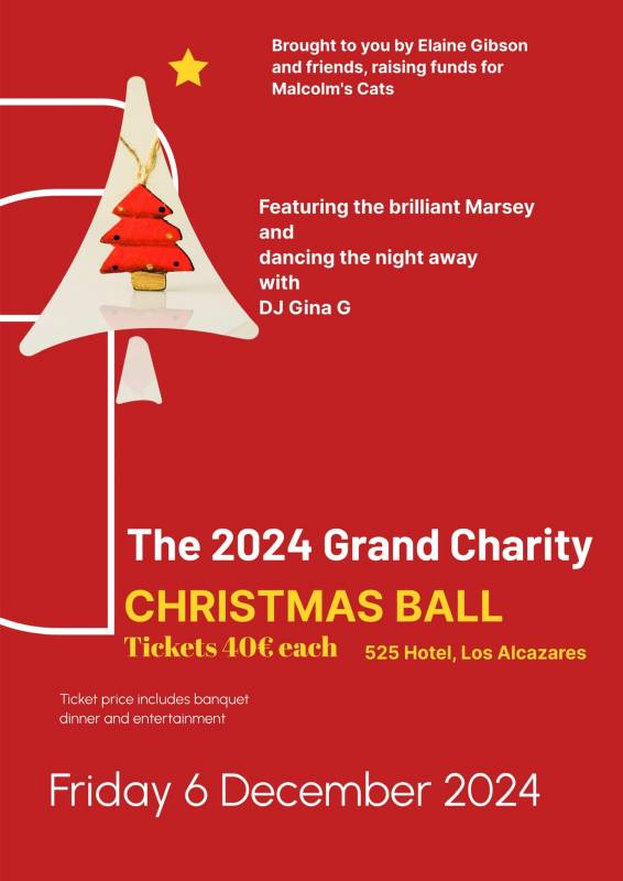 December 6 Los Alcázares Grand Christmas Charity Ball