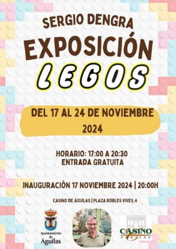 November 17 to 24 Lego modelling exhibition in Aguilas