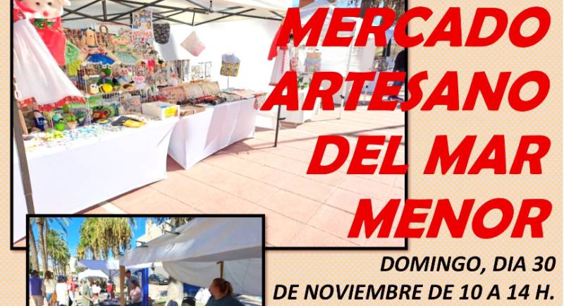 November 30 Craft market in Santiago de la Ribera