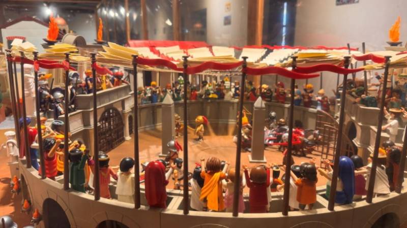San Javier's festive double delight: Playmobil and crochet Nativities light up the museum