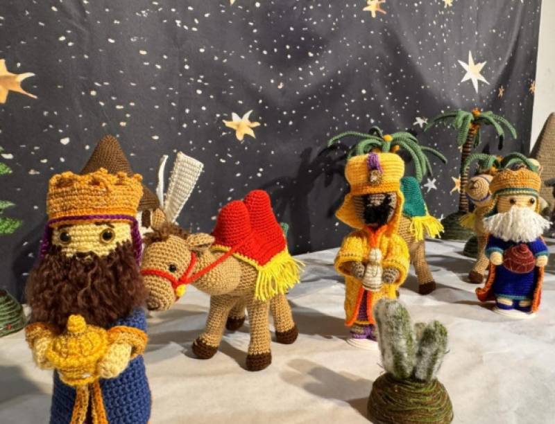 San Javier's festive double delight: Playmobil and crochet Nativities light up the museum