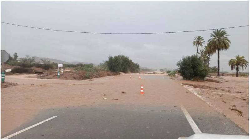 Storm Emilia leaves flooding, mudslides and more disruption on Murcia roads