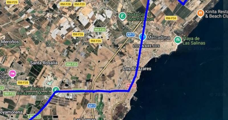 Tour of Murcia cycle race passing through Los Alcázares on Friday