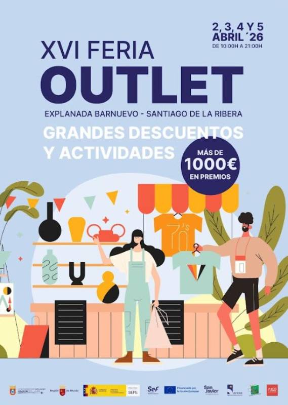April 2 to 5 Outlet Fair in Santiago de la Ribera
