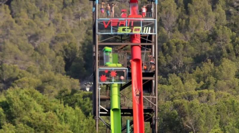 Europe's tallest water slide has just opened in Benidorm