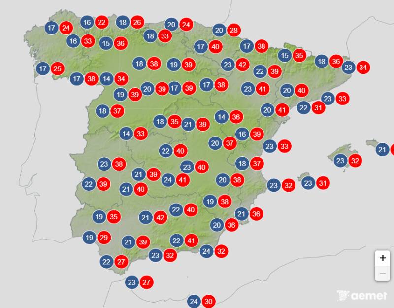Spain braces for another blast of 40ºC heat: Weather forecast July 27-30