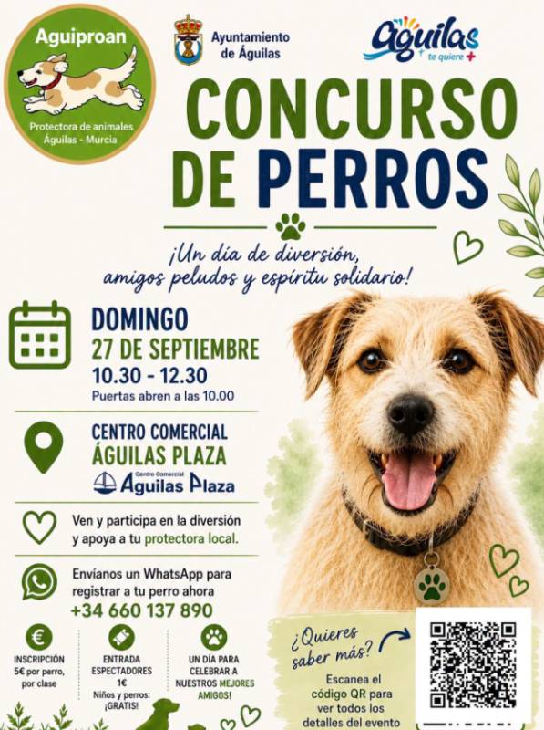 September 27 Águilas hosts fun-filled dog show in support of local animal shelter