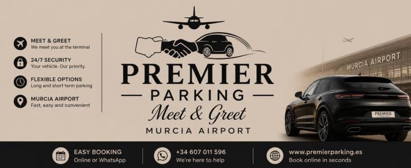 Premier Parking makes leaving your car at Murcia Airport hassle-free