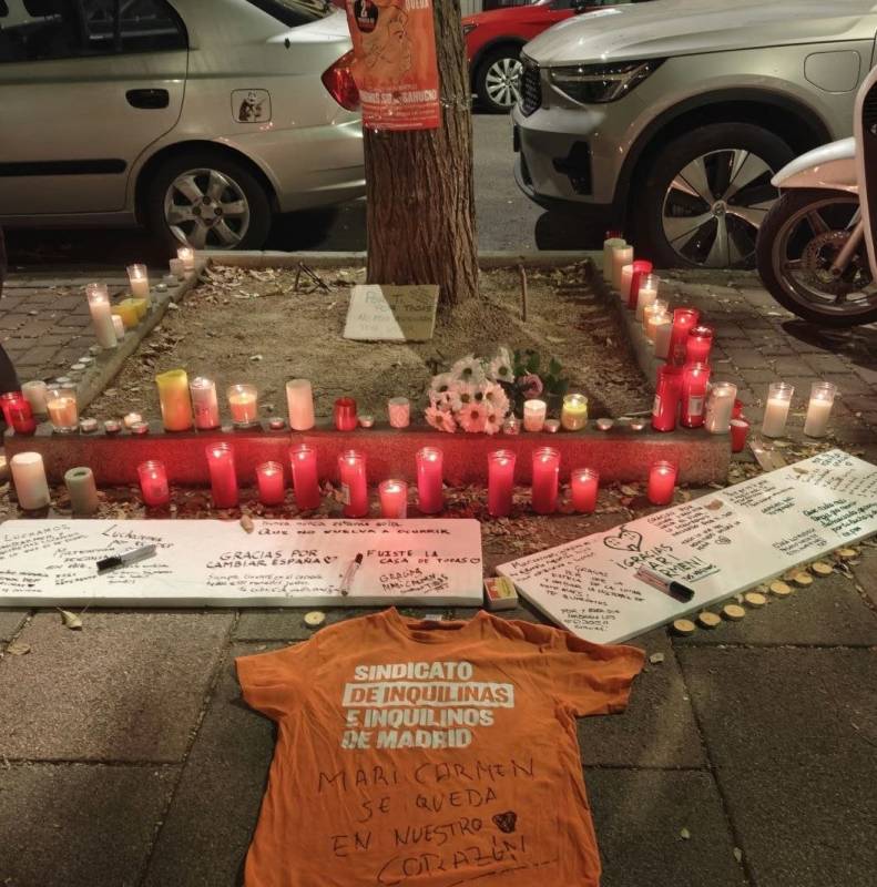 Maricarmen dies just hours before she was due to return home after eviction