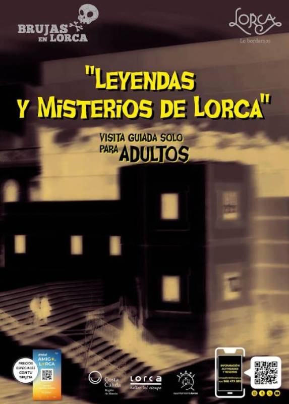 October 31 Legends and Mysteries of Lorca, a Halloween tour of Lorca for adults